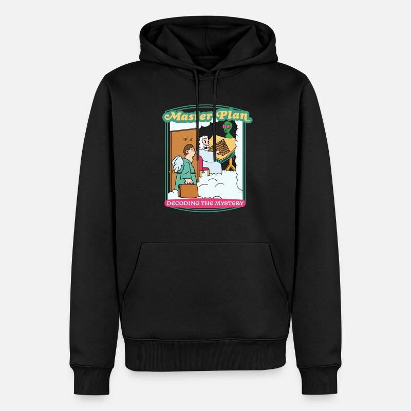 Master Plan - Decoding The Mystery - Männer Premium Bio Hoodie - Schwarz