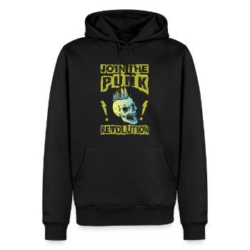 Rejoignez The Punk Revolution - Gothique - Concert - Goth - Sweat à capuche Premium bio Homme - noir - Devant - Nico (187cm)