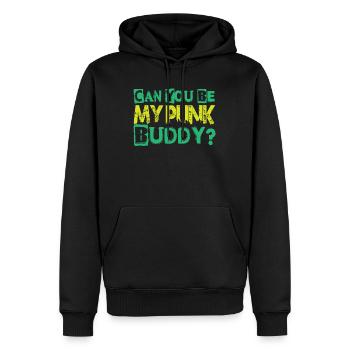 Pouvez-vous être mon copain punk? - Gothique - Gothique - Concer - Sweat à capuche Premium bio Homme - noir - Devant - Nico (187cm)