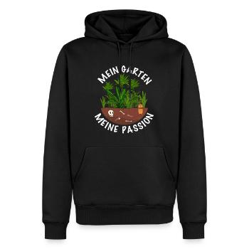 Hobbygärtnerin Garten - Männer Premium Bio Hoodie - Schwarz - Vorne - Nico (187cm)