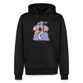 Ich will etwas KOALAty Schlaf - Männer Premium Bio Hoodie - Schwarz - Vorne - Nico (187cm)