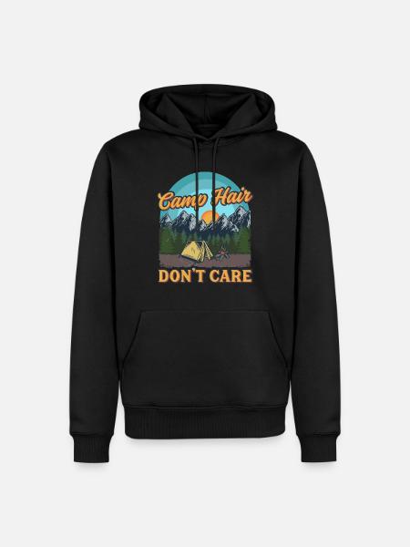 Mountain Adventure Shirt - Men’s Premium Organic Hoodie - black