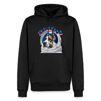 Great dane space dog - Men’s Premium Organic Hoodie - black - Front - Nico (187cm)