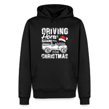 Landy rentre chez lui pour Noël - Sweat à capuche Premium bio Homme - noir - Devant - Nico (187cm)