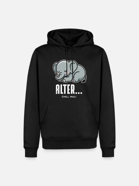 Chill out - Men’s Premium Organic Hoodie - black