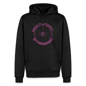Arcturian Starseed 11:11 - Männer Premium Bio Hoodie - Schwarz - Vorne - Nico (187cm)