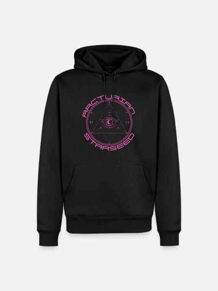 Arcturian Starseed 11:11 - Men’s Premium Organic Hoodie - black