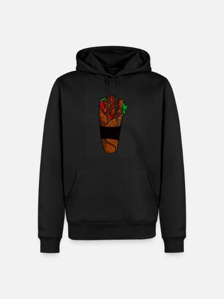 Döner Kebap - Men’s Premium Organic Hoodie - black