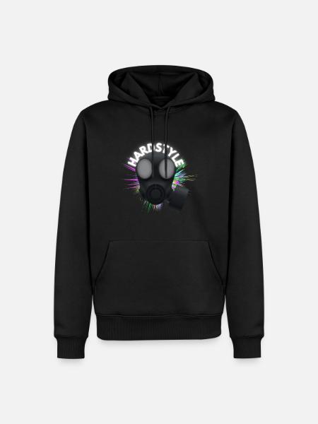 Style dur - Sweat à capuche Premium bio Homme - noir