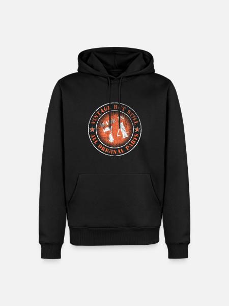 Made in 74 - Men’s Premium Organic Hoodie - black
