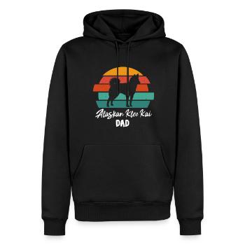 Alaskan Klee Kai - Männer Premium Bio Hoodie - Schwarz - Vorne - Nico (187cm)