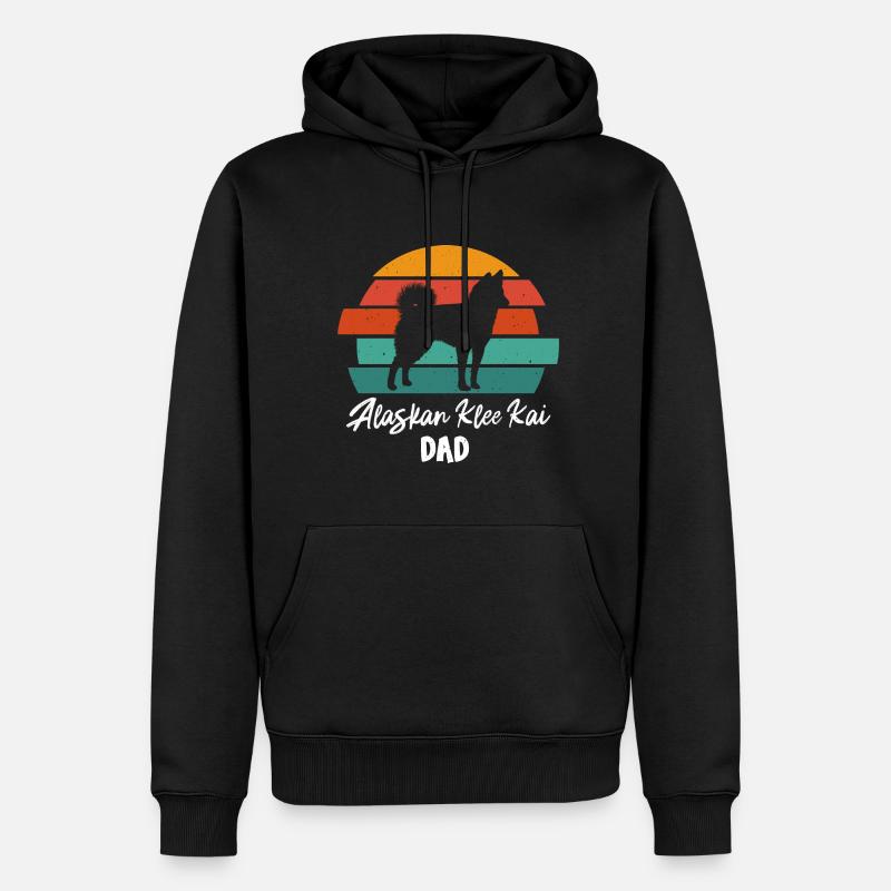 Alaskan Klee Kai - Männer Premium Bio Hoodie - Schwarz