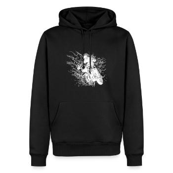 Offroad Rennsport Motorrad Splash Style - Männer Premium Bio Hoodie - Schwarz - Vorne - Nico (187cm)