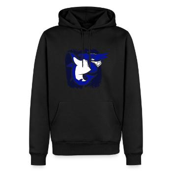 Liebt Kobold Hai Geschenk - Männer Premium Bio Hoodie - Schwarz - Vorne - Nico (187cm)