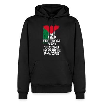 Palästina Tshirt Herren Kinder Damen Palestine - Männer Premium Bio Hoodie - Schwarz - Vorne - Nico (187cm)