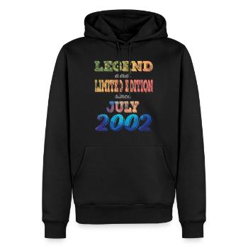 LEGEND AND LIMITED EDITION - Männer Premium Bio Hoodie - Schwarz - Vorne - Nico (187cm)