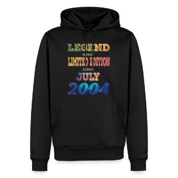 LEGEND AND LIMITED EDITION - Männer Premium Bio Hoodie - Schwarz - Vorne - Nico (187cm)