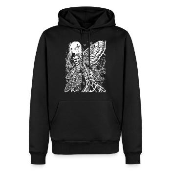 Fairycore Ästhetik Grunge Skelett Fee Goth G - Männer Premium Bio Hoodie - Schwarz - Vorne - Nico (187cm)