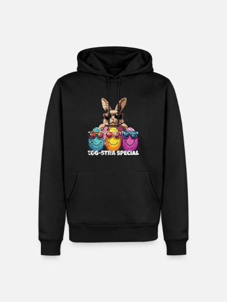 Egg-stra Special Easter Eggs - Men’s Premium Organic Hoodie - black