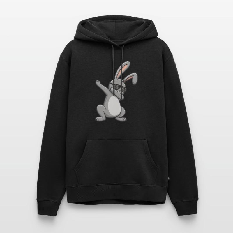 Osterhase Dab Ostern Männer Premium Bio Hoodie