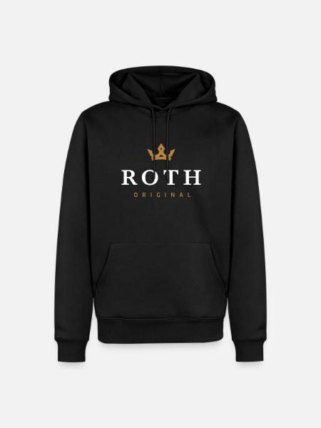Roth Original Family Logo - Men’s Premium Organic Hoodie - black