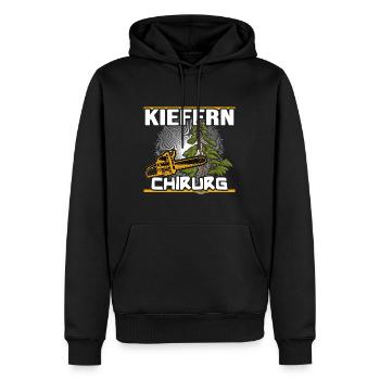 Wald Waldbesitzer Waldarbeiter Kiefern-Chirurg - Männer Premium Bio Hoodie - Schwarz - Vorne - Nico (187cm)