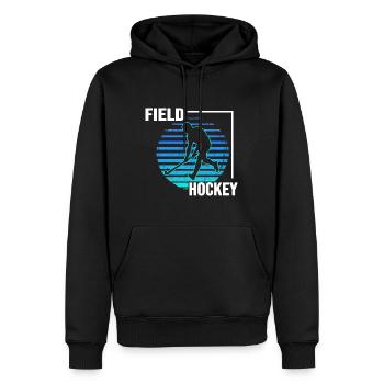 Hockey Club de hockey Joueur de hockey - Sweat à capuche Premium bio Homme - noir - Devant - Nico (187cm)