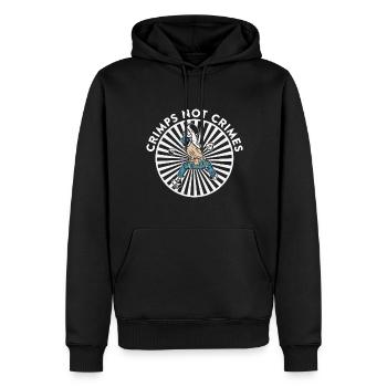 Escalade Alpinisme Grimpeurs - Sweat à capuche Premium bio Homme - noir - Devant - Nico (187cm)