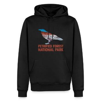 USA Amerika Nationalpark - Männer Premium Bio Hoodie - Schwarz - Vorne - Nico (187cm)