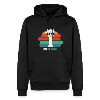 Cooler Onkel Geschenkidee Onkel - Männer Premium Bio Hoodie - Schwarz - Vorne - Nico (187cm)