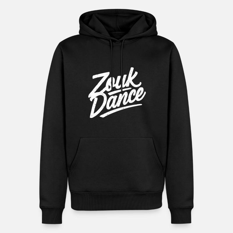 Cadeau de danse Zouk - Sweat à capuche Premium bio Homme - noir