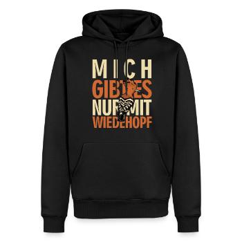 Wiedehopf Ornithologe Vögel Vogel - Männer Premium Bio Hoodie - Schwarz - Vorne - Nico (187cm)