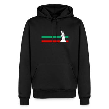 Hermannsdenkmal Arminius Lippe Detmold - Männer Premium Bio Hoodie - Schwarz - Vorne - Nico (187cm)