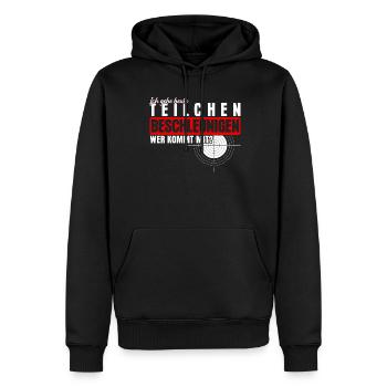 Sportschütze Schützenkönig Schießsport - Männer Premium Bio Hoodie - Schwarz - Vorne - Nico (187cm)