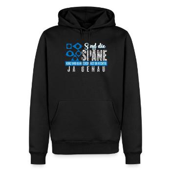 Zerspaner Fräser Zerspanungsmechaniker - Männer Premium Bio Hoodie - Schwarz - Vorne - Nico (187cm)