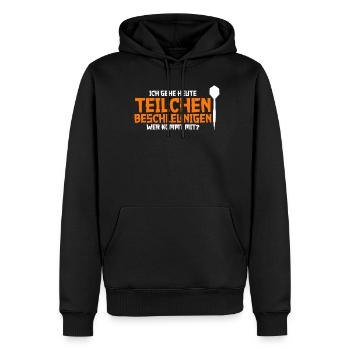 Dart Dartpfeil Dartpfeile Darts - Männer Premium Bio Hoodie - Schwarz - Vorne - Nico (187cm)