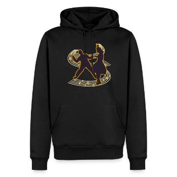Boogie Woogie Musik Boogie-Woogie Swing - Männer Premium Bio Hoodie - Schwarz - Vorne - Nico (187cm)