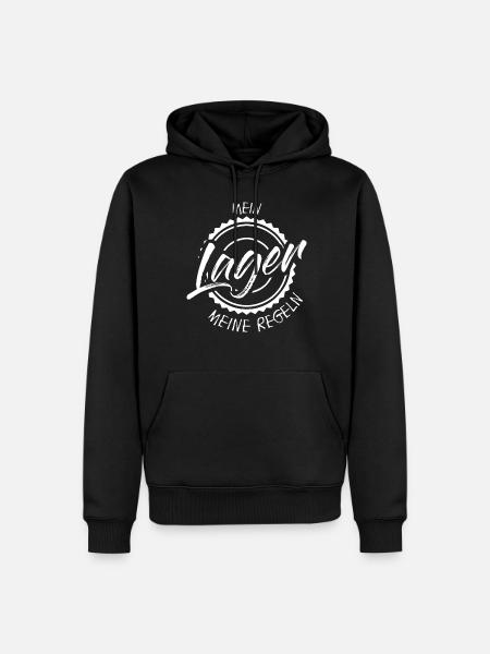 Lagerist Gabelstapler Lagerarbeiter - Männer Premium Bio Hoodie - Schwarz