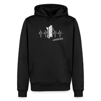 Sardegna Sardinien EKG Sardinia - Männer Premium Bio Hoodie - Schwarz - Vorne - Nico (187cm)