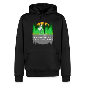Sondeln Metalldetektor lustig Sondler - Männer Premium Bio Hoodie - Schwarz - Vorne - Nico (187cm)