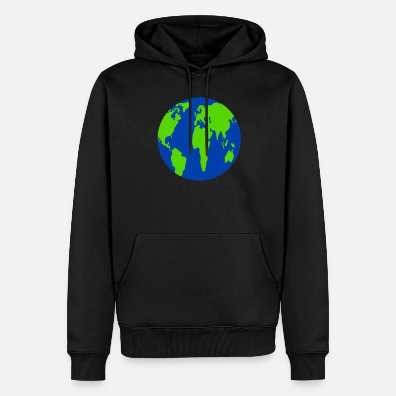 Klimaschutz Unsere Mudda Klimawandel - Männer Premium Bio Hoodie - Schwarz