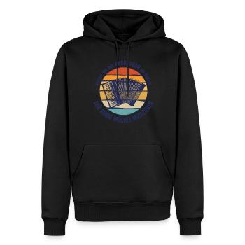 Akkordeon Harmonika Zieharmonika - Männer Premium Bio Hoodie - Schwarz - Vorne - Nico (187cm)