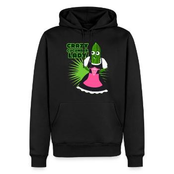 Gurken Dirndl Gurke - Männer Premium Bio Hoodie - Schwarz - Vorne - Nico (187cm)