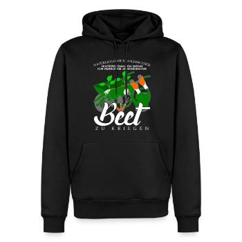 Garten Galabauer Galabau Gärtner - Männer Premium Bio Hoodie - Schwarz - Vorne - Nico (187cm)