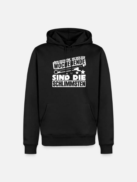 Handwerker Handwerk - Männer Premium Bio Hoodie - Schwarz