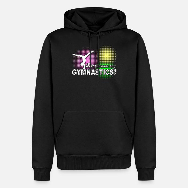 Gymnastique - Sweat à capuche Premium bio Homme - noir