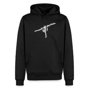 Gymnastique RSG Gymnastique rythmique - Sweat à capuche Premium bio Homme - noir - Devant - Nico (187cm)