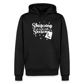 Les chaussures d’achat achètent des talons hauts - Sweat à capuche Premium bio Homme - noir - Devant - Nico (187cm)