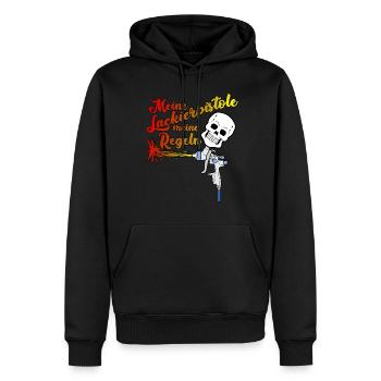Lackierer Airbrush Autolackierer - Männer Premium Bio Hoodie - Schwarz - Vorne - Nico (187cm)