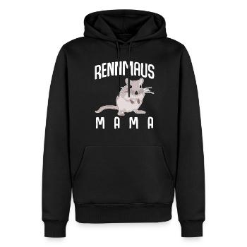 Rennmaus Rennmäuse Rennmausmama - Männer Premium Bio Hoodie - Schwarz - Vorne - Nico (187cm)